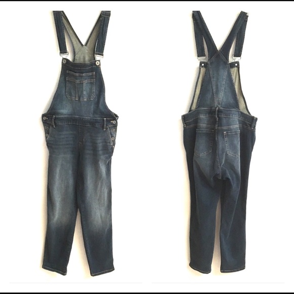 torrid denim overalls